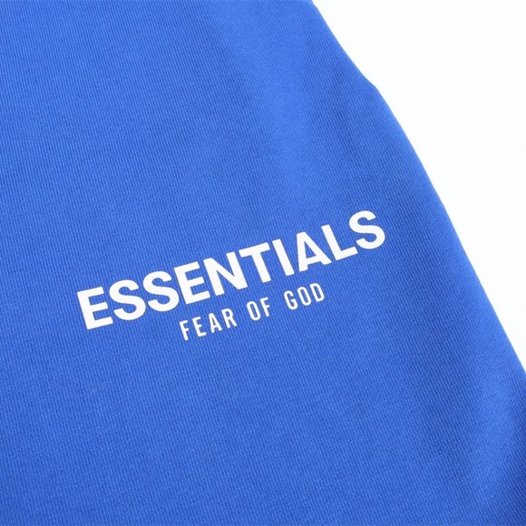 FOG Essentials Heine Blue Sport Baggy Shorts - Picture 3 of 12